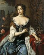 Willem Wissing Willem Wissing. Mary Stuart wife of William III, prince of Orange. oil painting reproduction